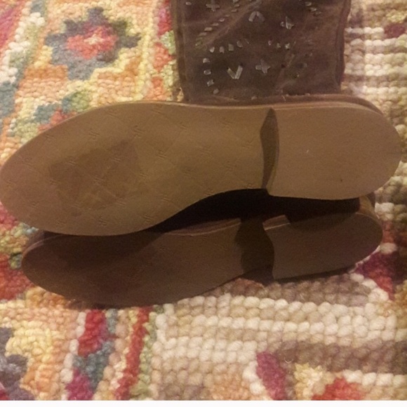 Jack Rogers Brown TARA Suede Riding Boots Size 7.5 - Picture 5 of 6